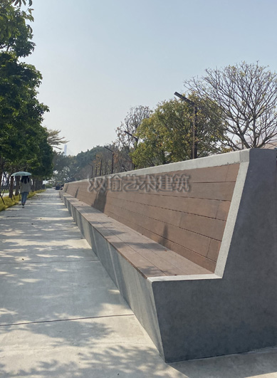 广州荔湾区芳村普邦园林—清水混凝土坐凳