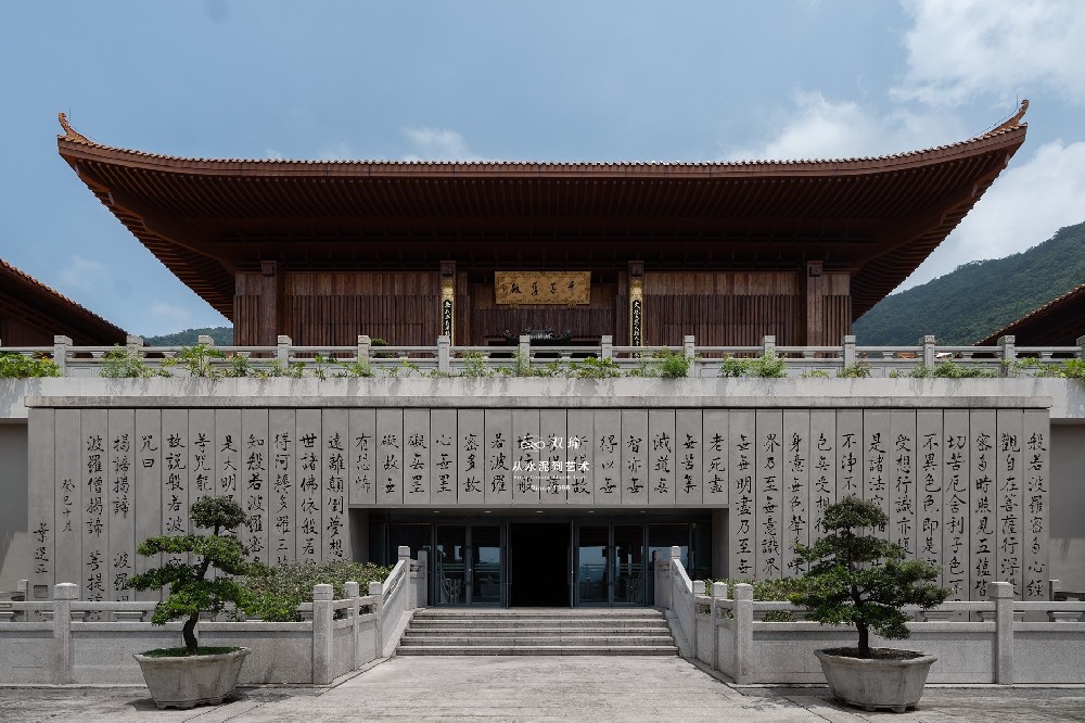 弘法寺—清水混凝土挂板镂空定制